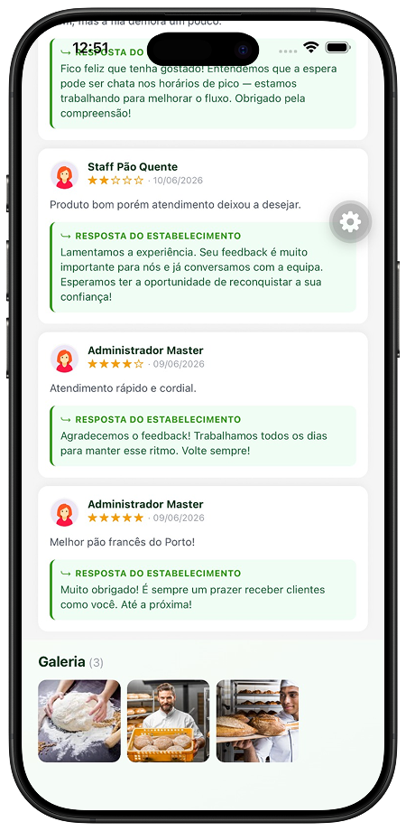 Avaliações